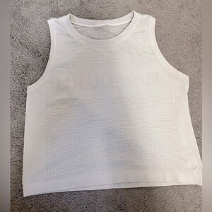 Lululemon white tank top. Size 4